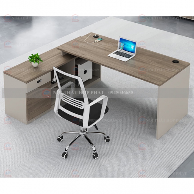 Bàn Làm Việc Cao Cấp Gỗ Thiết Kế BLVCCG005